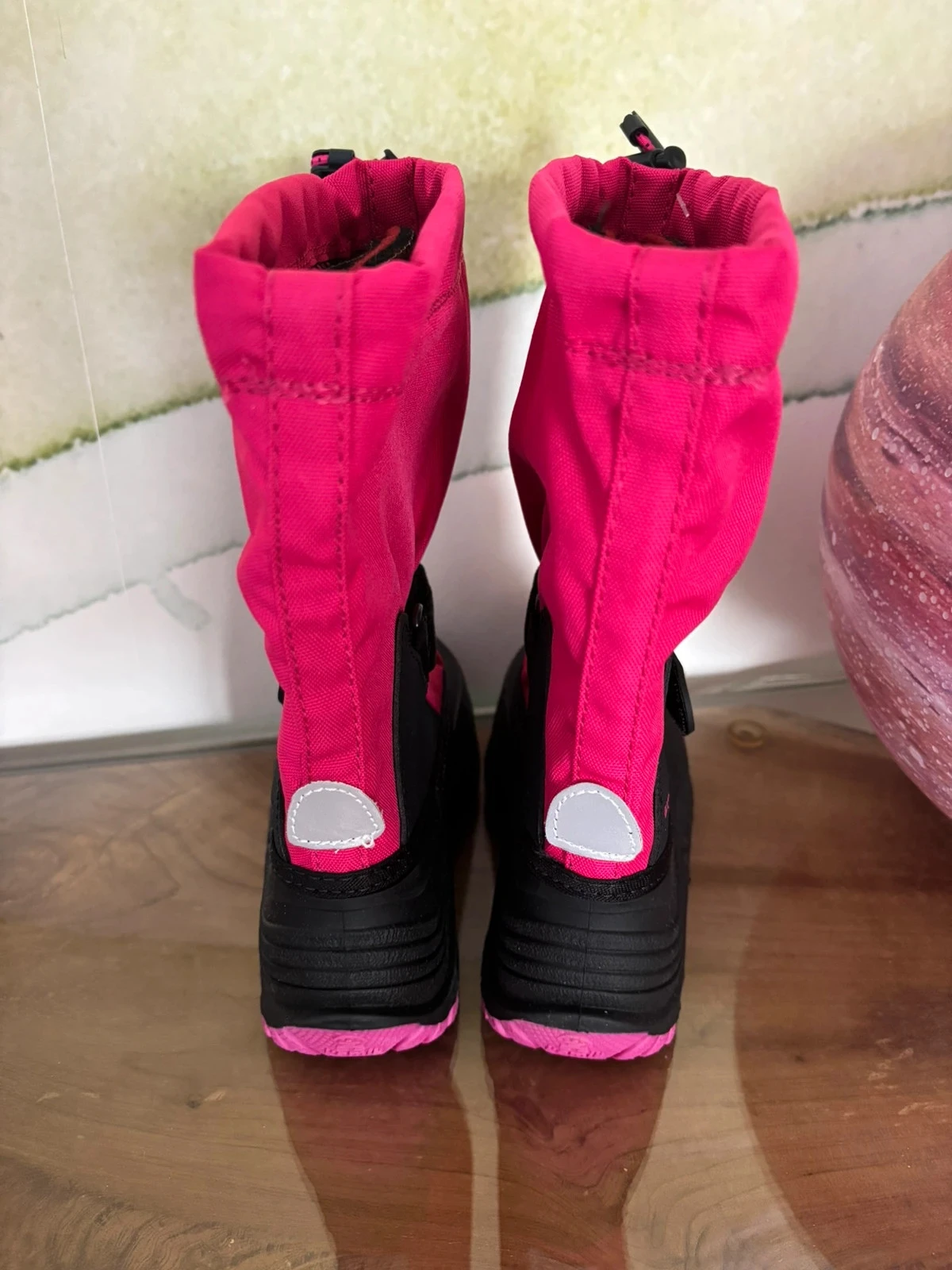 Roze zwarte meisjes Kamik na-ski sneeuwlaarzen 32 – photo 4